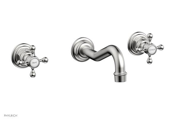 Phylrich - Henri Wall Mount Tub Set - Cross Handles