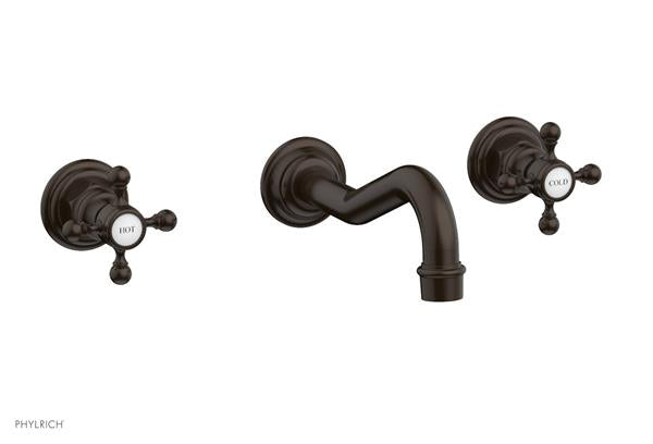 Phylrich - Henri Wall Mount Tub Set - Cross Handles