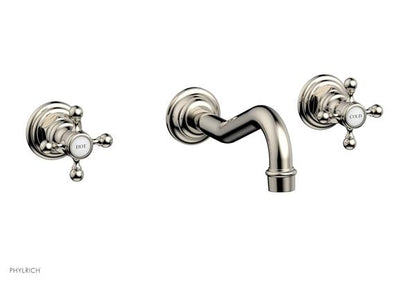 Phylrich - Henri Wall Mount Tub Set - Cross Handles