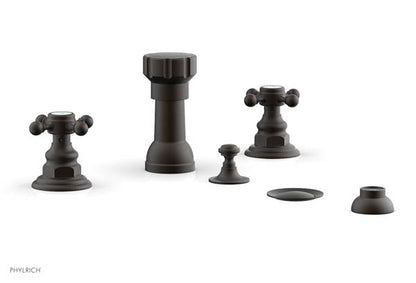 Phylrich - Henri Four Hole Bidet Set - Cross Handles