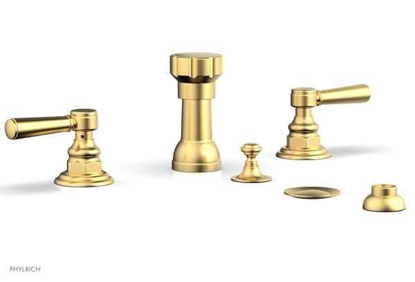 Phylrich - Henri Four Hole Bidet Set - Lever Handles