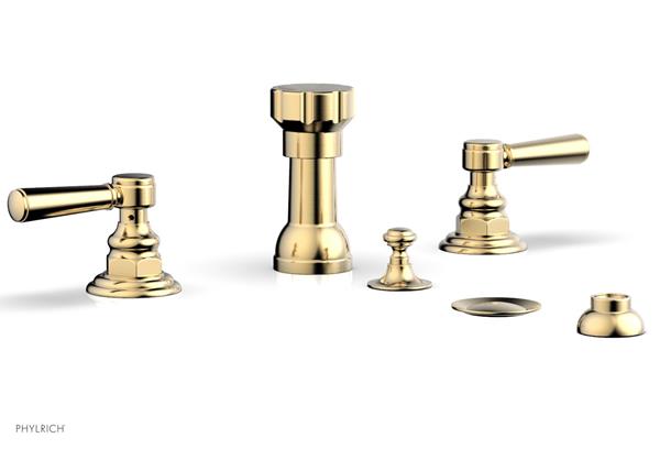 Phylrich - Henri Four Hole Bidet Set - Lever Handles