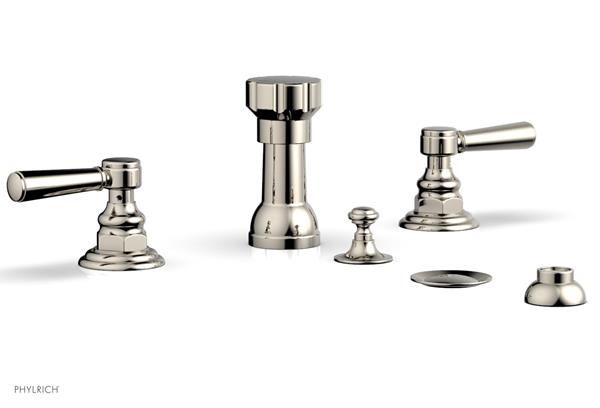 Phylrich - Henri Four Hole Bidet Set - Lever Handles