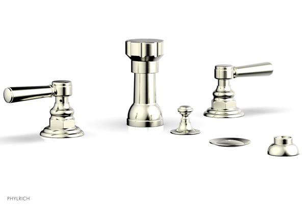 Phylrich - Henri Four Hole Bidet Set - Lever Handles