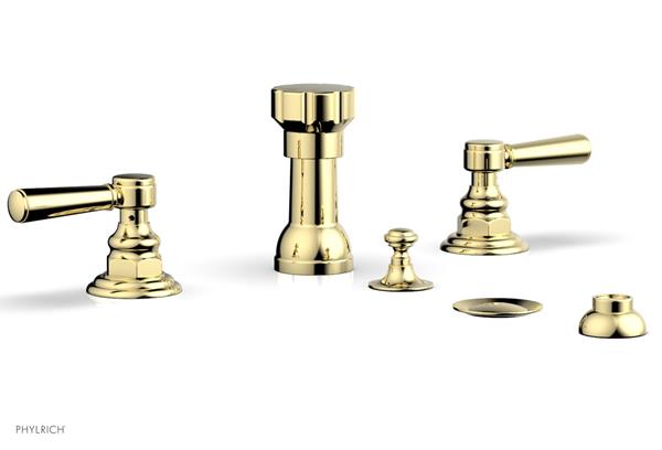 Phylrich - Henri Four Hole Bidet Set - Lever Handles