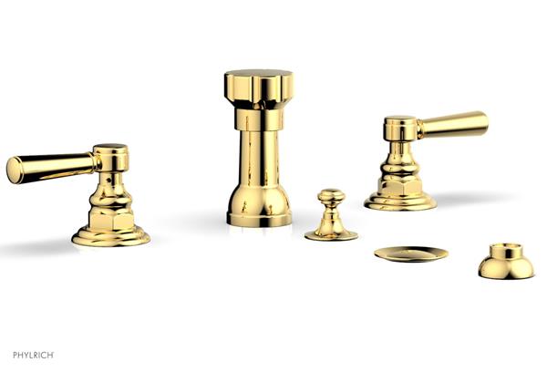 Phylrich - Henri Four Hole Bidet Set - Lever Handles