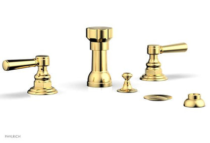 Phylrich - Henri Four Hole Bidet Set - Lever Handles