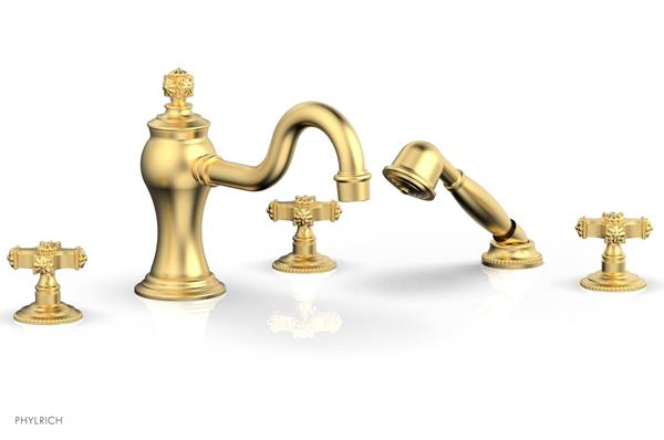 Phylrich - Marvelle Deck Tub Set W/Hand Shower