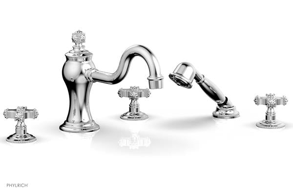 Phylrich - Marvelle Deck Tub Set W/Hand Shower