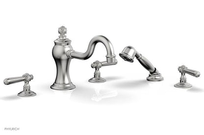 Phylrich - Marvelle Deck Tub Set W/Hand Shower - Lever Handles