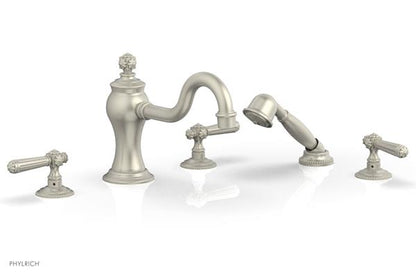 Phylrich - Marvelle Deck Tub Set W/Hand Shower - Lever Handles