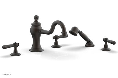 Phylrich - Marvelle Deck Tub Set W/Hand Shower - Lever Handles