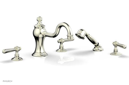 Phylrich - Marvelle Deck Tub Set W/Hand Shower - Lever Handles