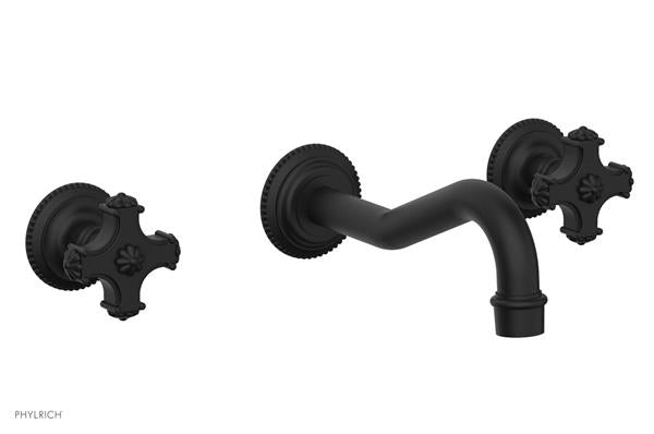 Phylrich - Marvelle Wall Tub Set - Cross Handles