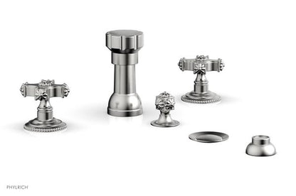Phylrich - Marvelle Four Hole Bidet Set - Cross Handles