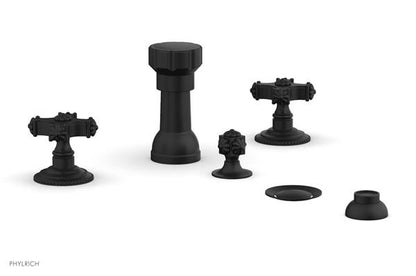 Phylrich - Marvelle Four Hole Bidet Set - Cross Handles