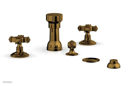 Phylrich - Marvelle Four Hole Bidet Set - Cross Handles