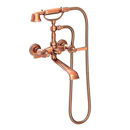 Newport Brass - Exposed Tub & Hand Shower Set - Wall Mount