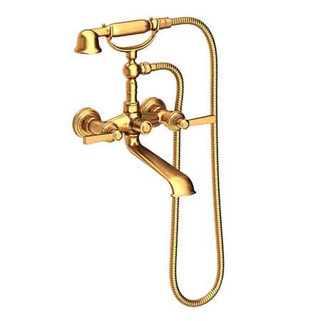 Newport Brass - Exposed Tub & Hand Shower Set - Wall Mount