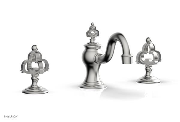 Phylrich - Couronne Widespread Faucet - Cross Handle