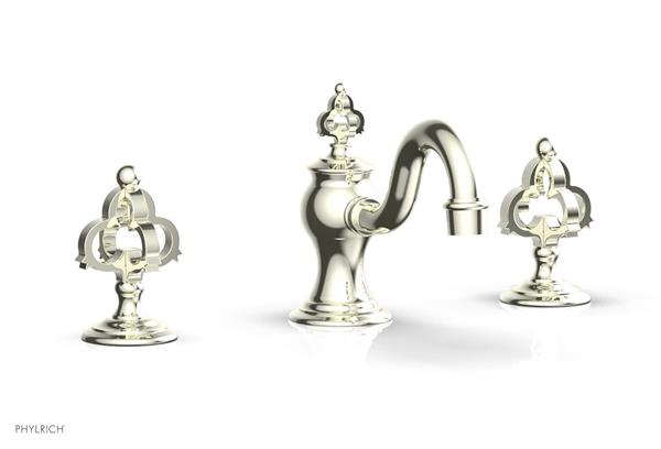 Phylrich - Couronne Widespread Faucet - Cross Handle
