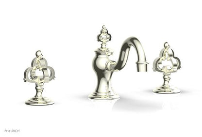 Phylrich - Couronne Widespread Faucet - Cross Handle