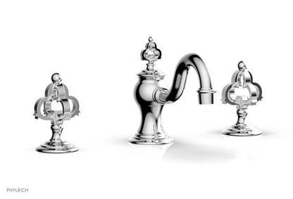 Phylrich - Couronne Widespread Faucet - Cross Handle