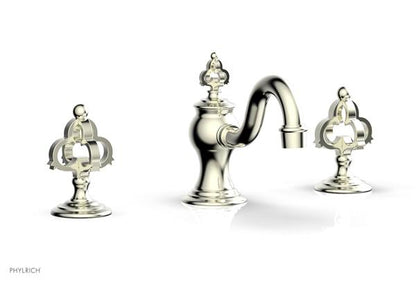 Phylrich - Couronne Widespread Faucet - Cross Handle