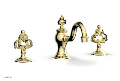 Phylrich - Couronne Widespread Faucet - Cross Handle