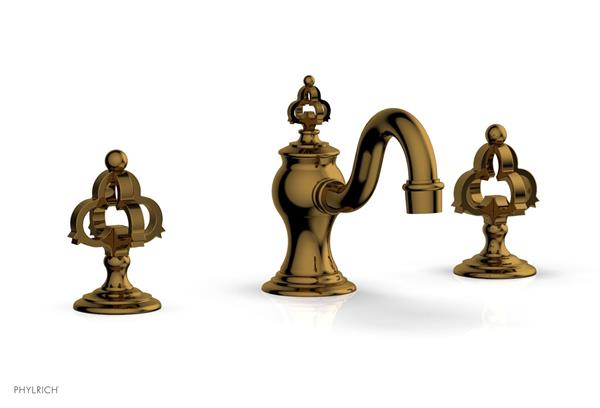 Phylrich - Couronne Widespread Faucet - Cross Handle