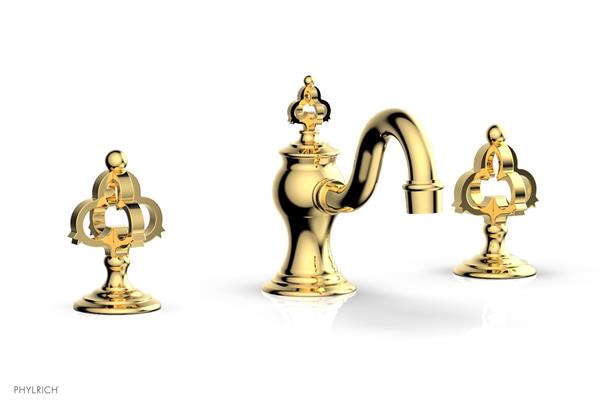 Phylrich - Couronne Widespread Faucet - Cross Handle