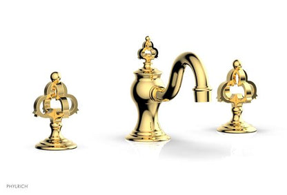Phylrich - Couronne Widespread Faucet - Cross Handle