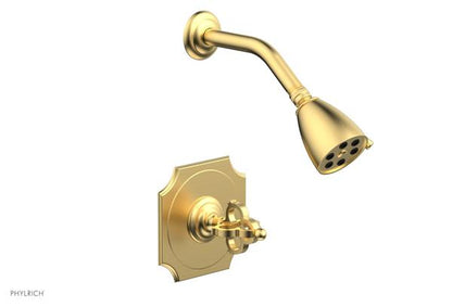 Phylrich - Couronne Pressure Balance Shower Set - Cross Handle