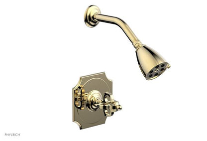 Phylrich - Couronne Pressure Balance Shower Set - Cross Handle