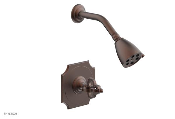 Phylrich - Couronne Pressure Balance Shower Set - Cross Handle