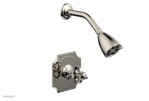 Phylrich - Couronne Pressure Balance Shower Set - Cross Handle