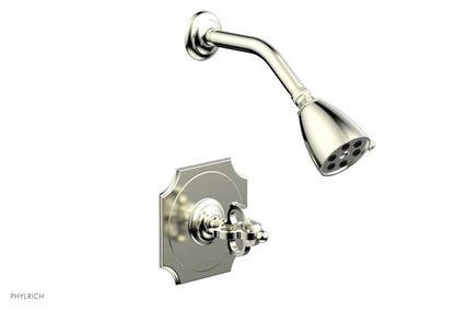 Phylrich - Couronne Pressure Balance Shower Set - Cross Handle