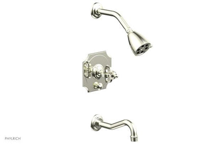Phylrich - Couronne Pressure Balance Tub And Shower Set - Cross Handle