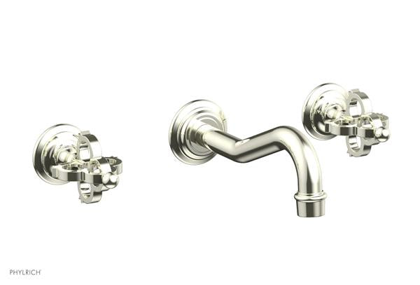 Phylrich - Couronne Wall Tub Set - Cross Handle