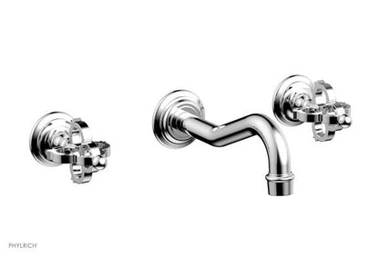 Phylrich - Couronne Wall Tub Set - Cross Handle