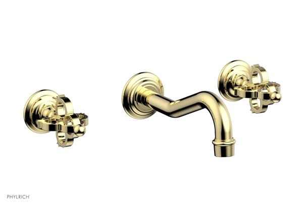 Phylrich - Couronne Wall Tub Set - Cross Handle