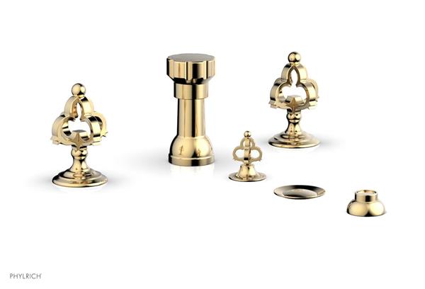 Phylrich - Couronne Four Hole Bidet Set