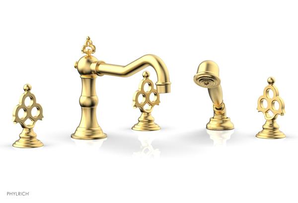 Phylrich - Maison Deck Tub Set with Hand Shower