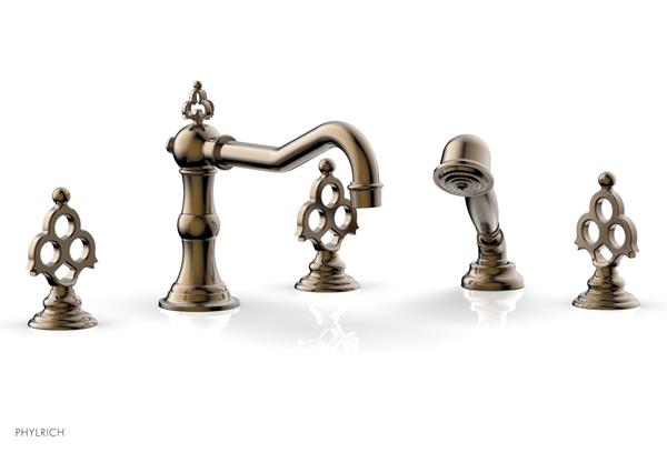 Phylrich - Maison Deck Tub Set with Hand Shower