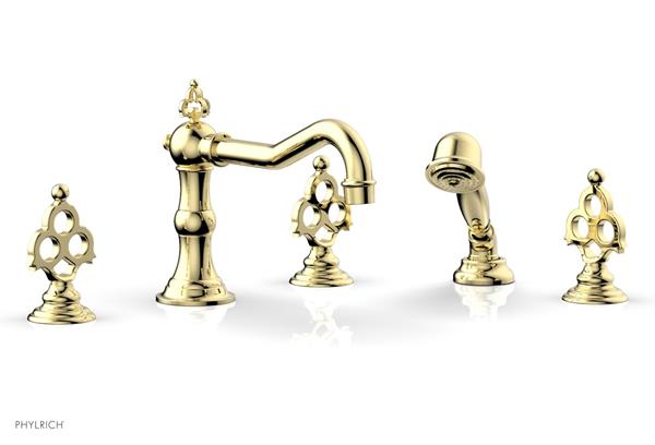 Phylrich - Maison Deck Tub Set with Hand Shower