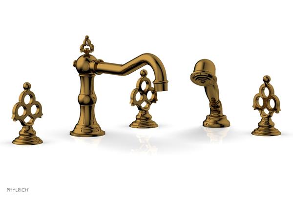 Phylrich - Maison Deck Tub Set with Hand Shower