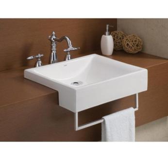 Cheviot - Pacific Semi-Cassa Sink, White