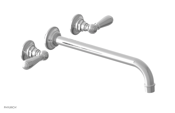 Phylrich - Jamestown Wall Tub Set 12 Inch Spout - Lever Handle