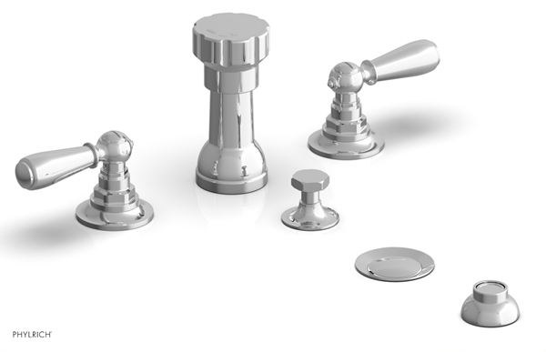 Phylrich - Jamestown Four Hole Bidet Set - Lever Handles