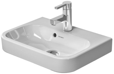 Duravit - Happy D.2 19 5/8" Rectangular Wall Mounted Sink in White